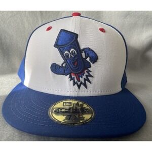 WORCESTER RED SOX (WOOSOX) 7-5/8 NEW ERA 5950 MINOR LEAGUE MENS FITTED HAT